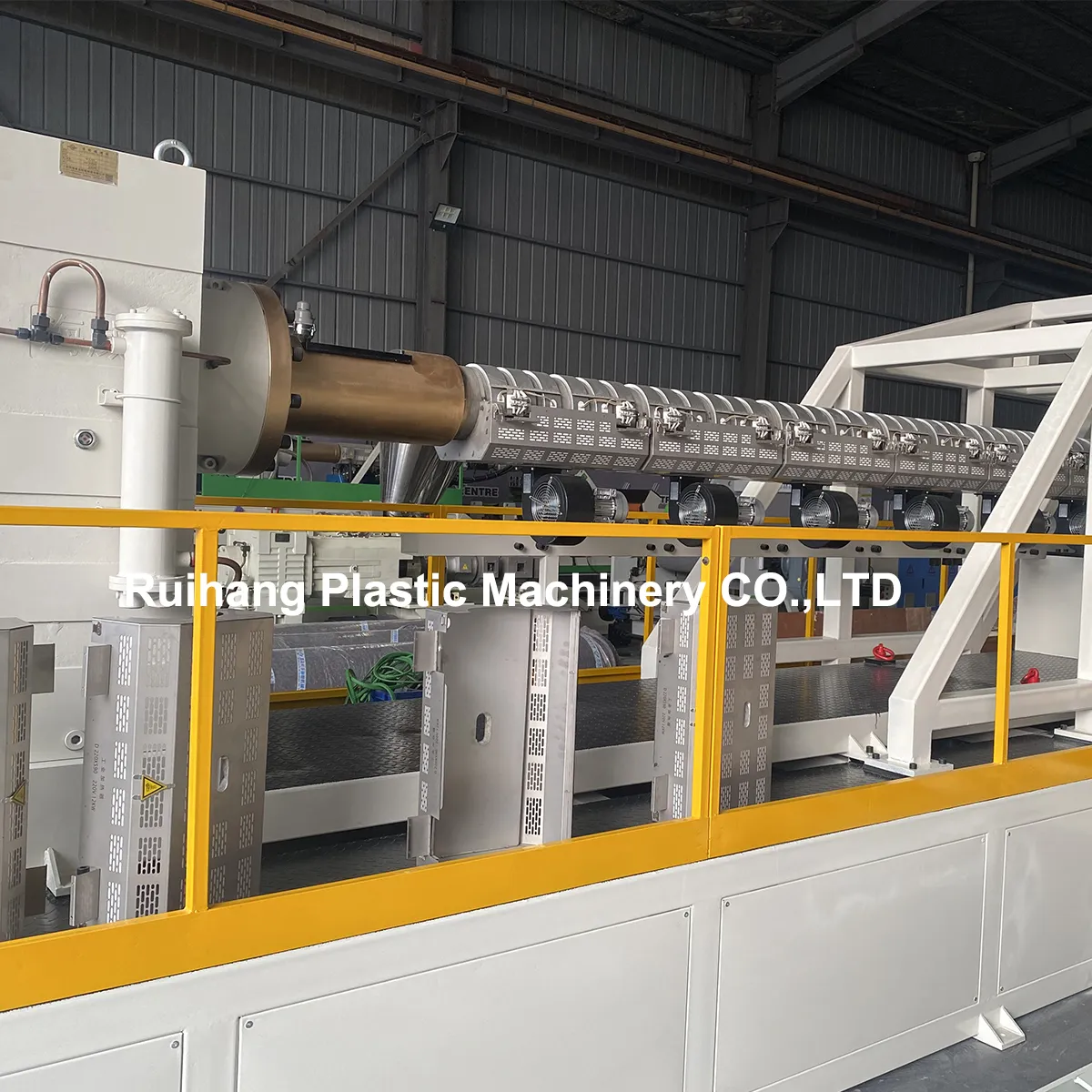 Линия экструзии анкерных плит из ПНД.6