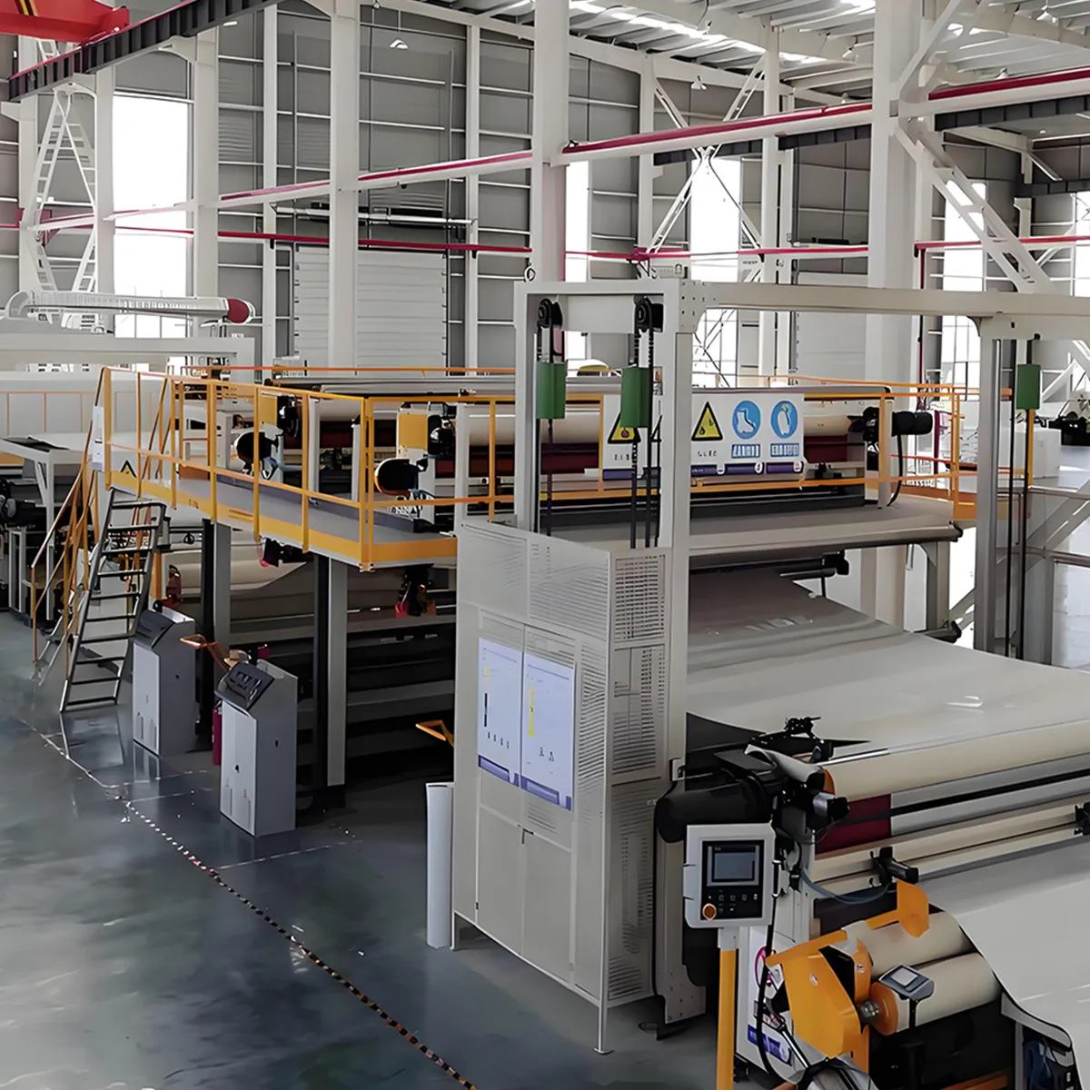 Линия экструзии геомембран из ПНД.12