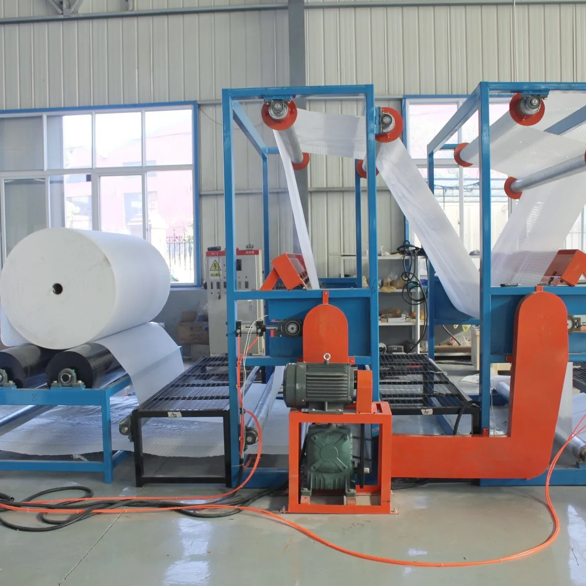 Линия экструзии геосетей.3