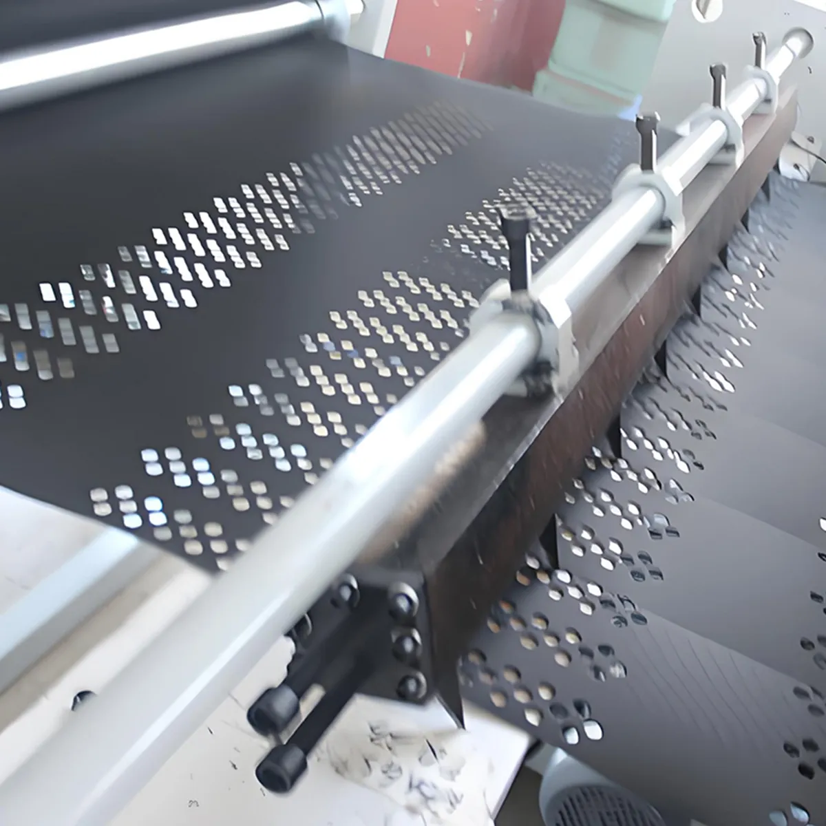 Линия экструзии геосот из ПНД.4