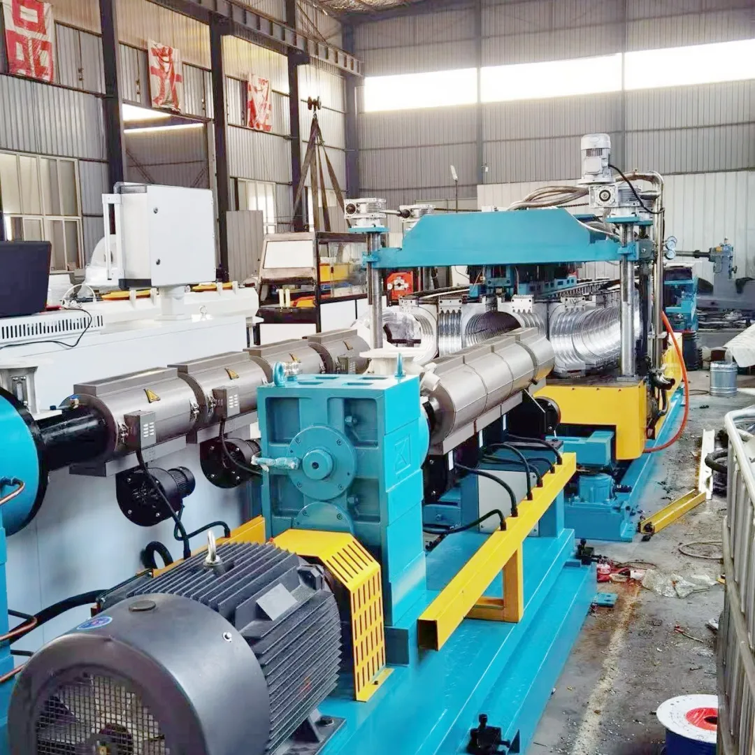 Линия экструзии двустенных гофрированных труб из PP, PE.3