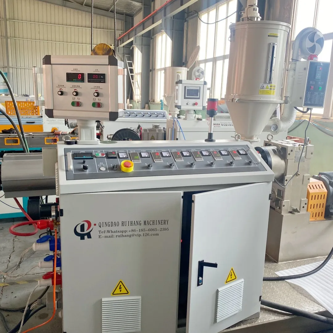 Линия экструзии однослойных гофрированных труб из PP, PE.5