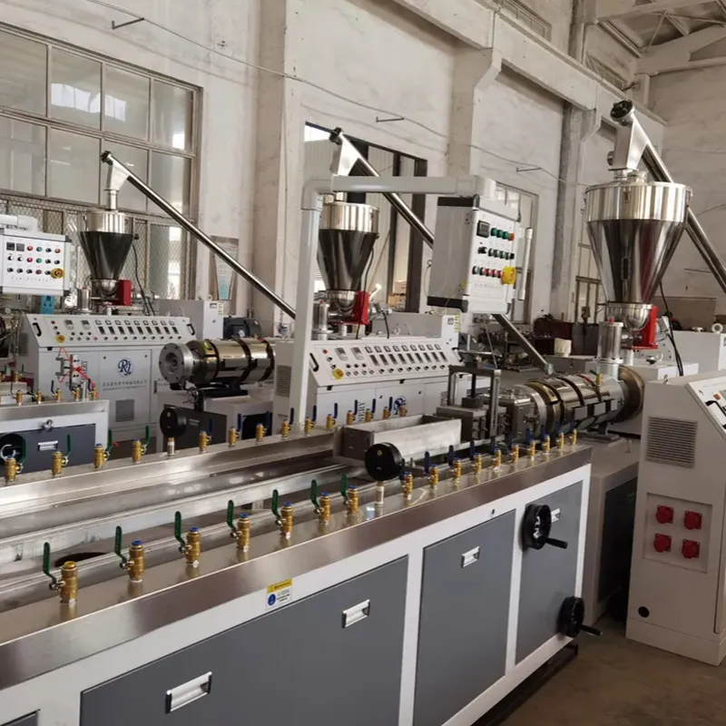 Линия экструзии профилей из ПЭ, ПВХ и ДПК.6