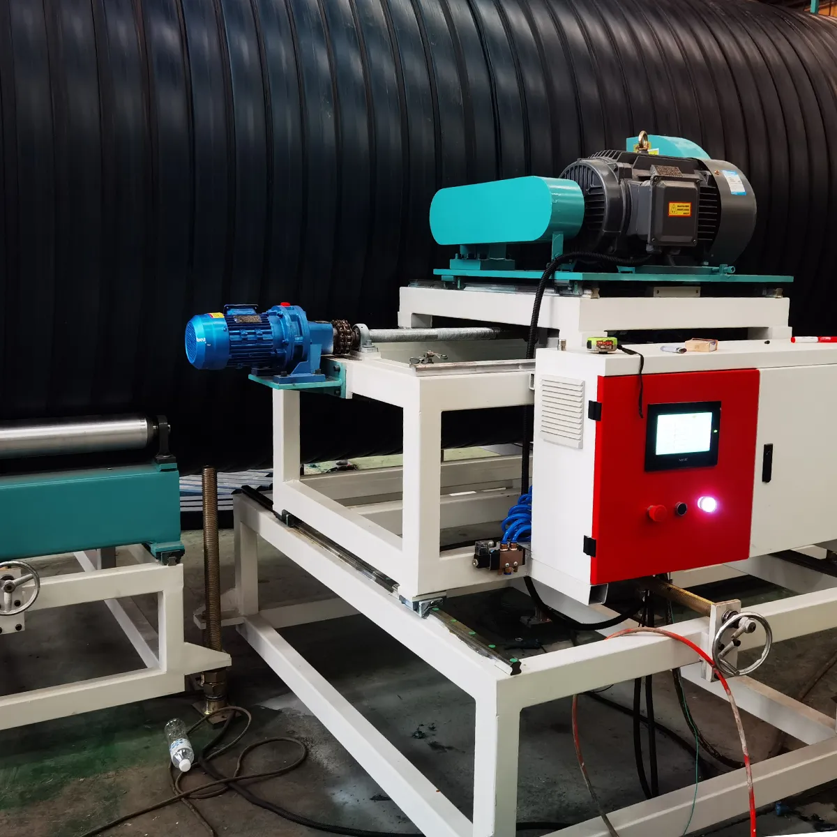 Линия экструзии труб большого диаметра из HDPE со спиральной навивкой.5