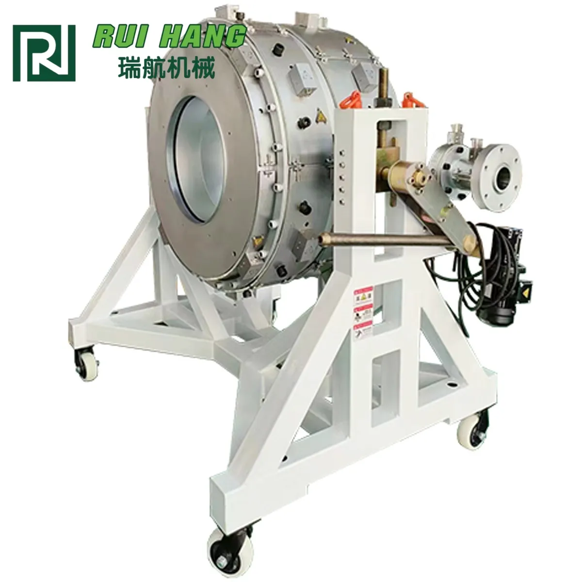 Линия экструзии труб большого диаметра из HDPE со сплошной стенкой.4