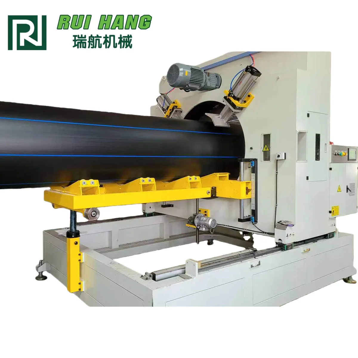 Линия экструзии труб большого диаметра из HDPE со сплошной стенкой.7