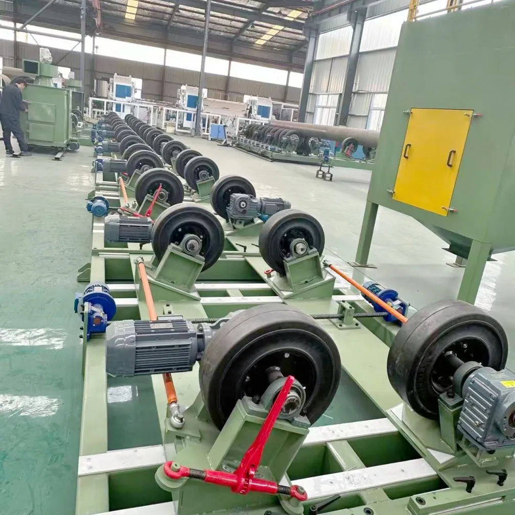 Линия экструзии труб с 3ПЭ-покрытием для антикоррозионной защиты.8