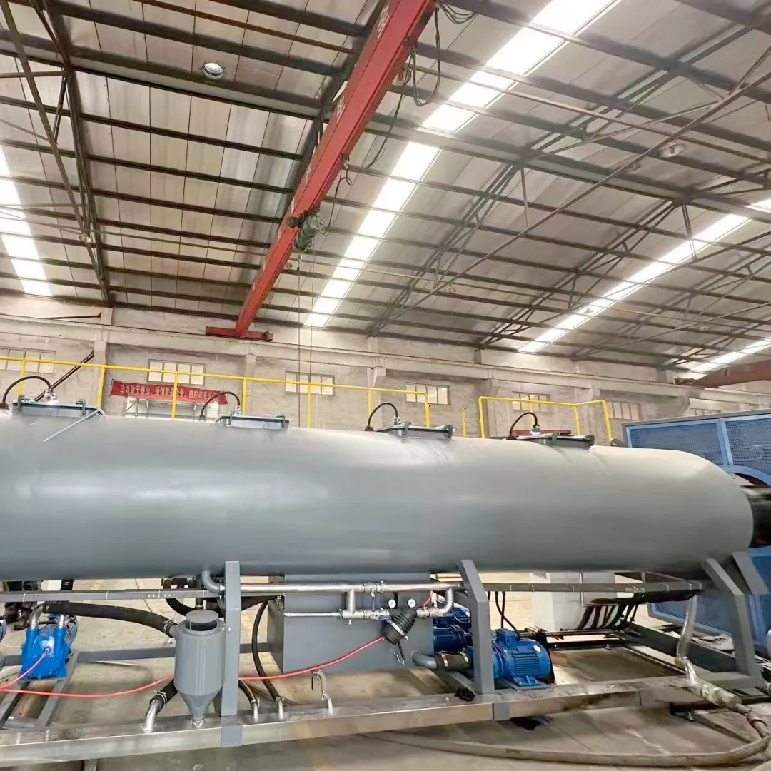 Линия экструзии труб с термоизоляционной HDPE-оболочкой.9